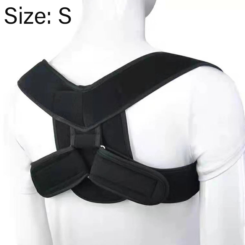 Back Neck Corrector Brace Adjustable Back Shoulder Posture Belt Clavicle Spine Support Reshape Your Body Home Office Sport Upper
