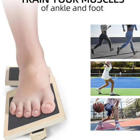 Solid Wood Incline Stretcher Wooden Posture Corrector Calf Foot Stretching Board Straight Leg Standing Stretching Board