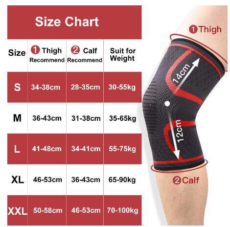 1PC New Band Removable Pressurized Knee Pads Braces Knee Support Crossfit Fitness Running Sports Knee Protector Knee Sleeve