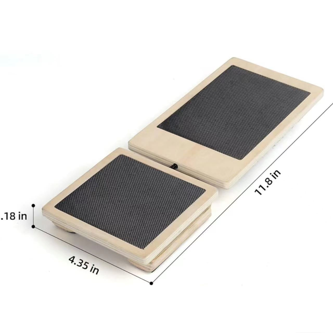 Solid Wood Incline Stretcher Wooden Posture Corrector Calf Foot Stretching Board Straight Leg Standing Stretching Board