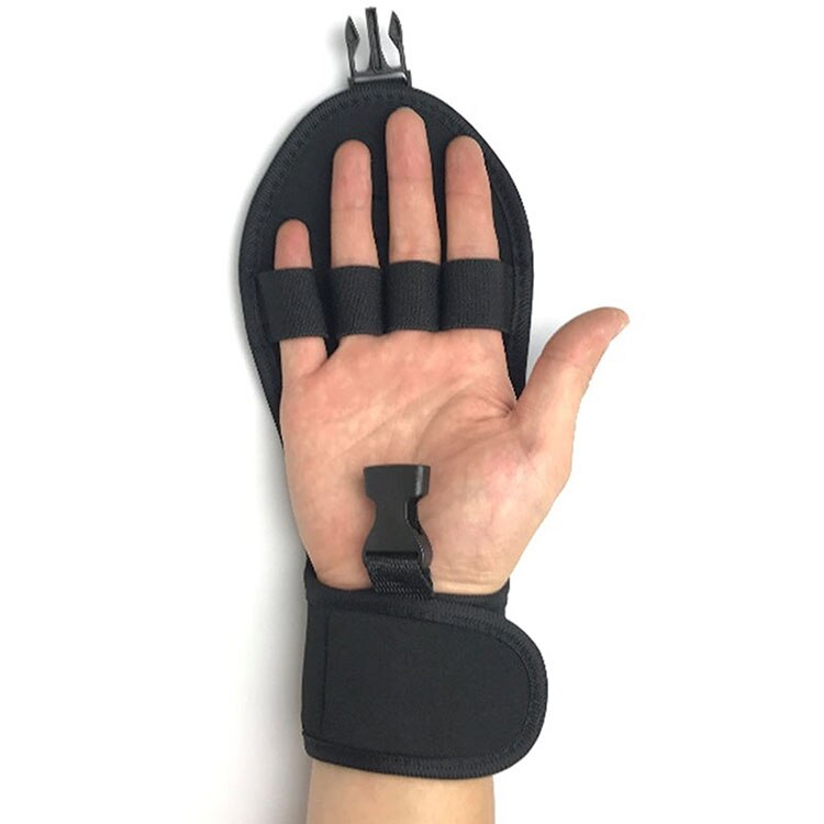 1PC Rehabilitation Hand Brace Gloves Help stroke or Finger weakness patient to hold the handle of Physiotherapy Bike