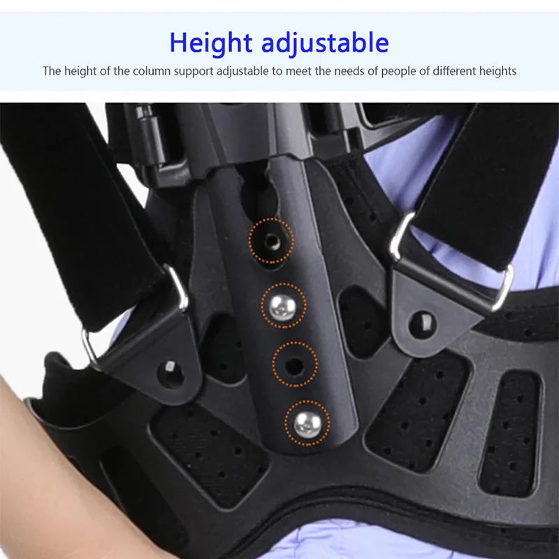 1Set Adjustable Corrector Scoliosis Posture Orthosis-Adults Health Support Brace for Back Postoperative Recovery