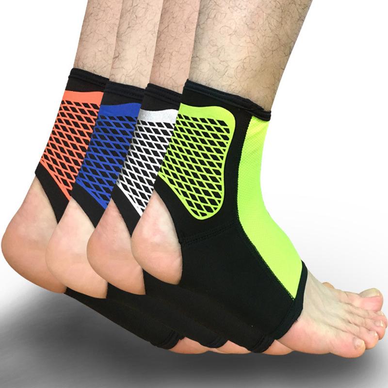1PCS Sports Ankle Support  Pads Elastic Brace Guard Foot  Protector Wrap For Bicycle Football Taekwondo Basketball