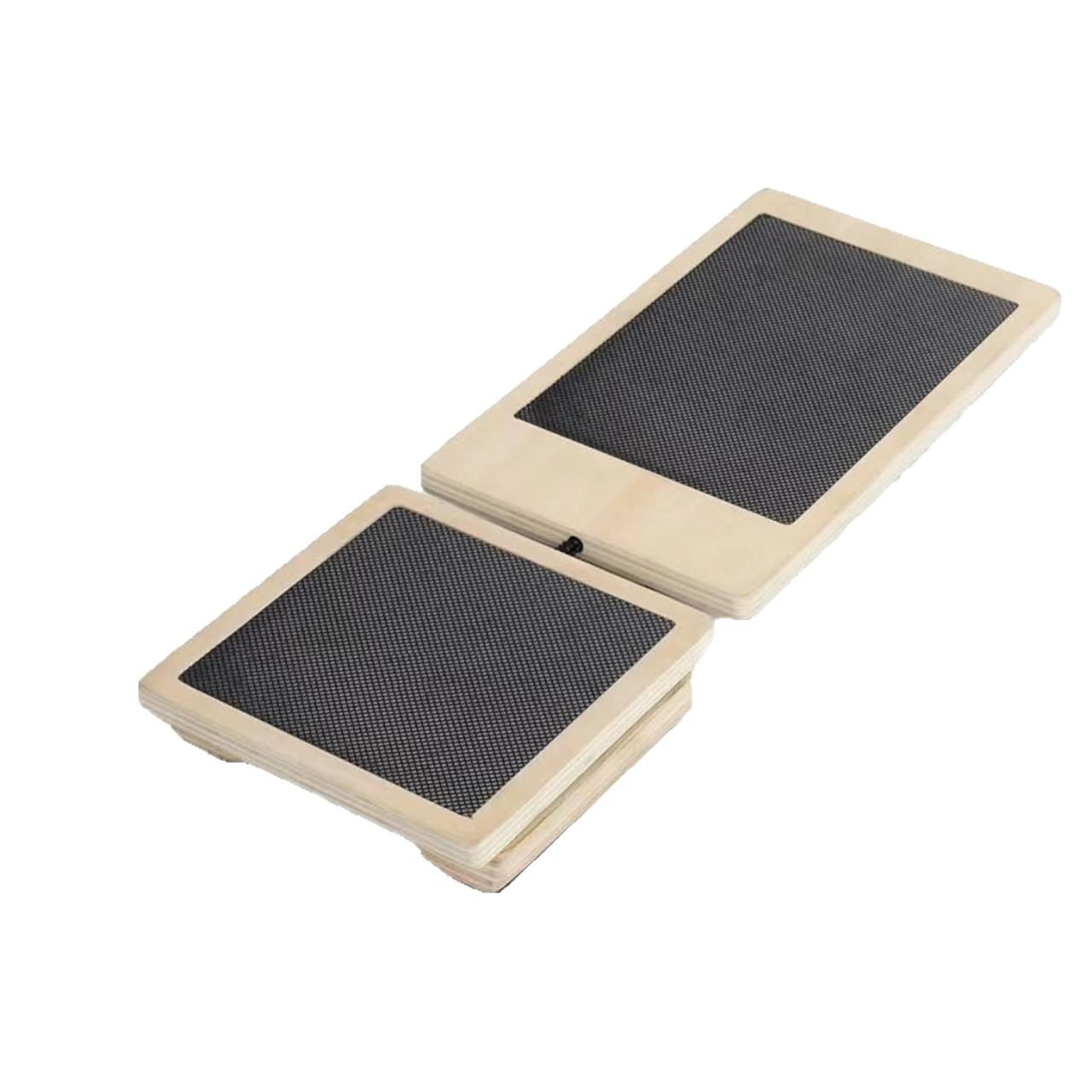 Solid Wood Incline Stretcher Wooden Posture Corrector Calf Foot Stretching Board Straight Leg Standing Stretching Board