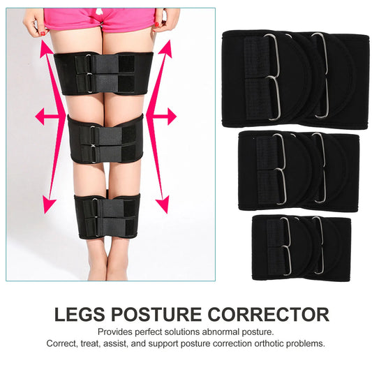 3Pcs Legs Posture Corrector Multi-Functional O-Type X-Type Leg Correction Brace Adjustable Support Belt