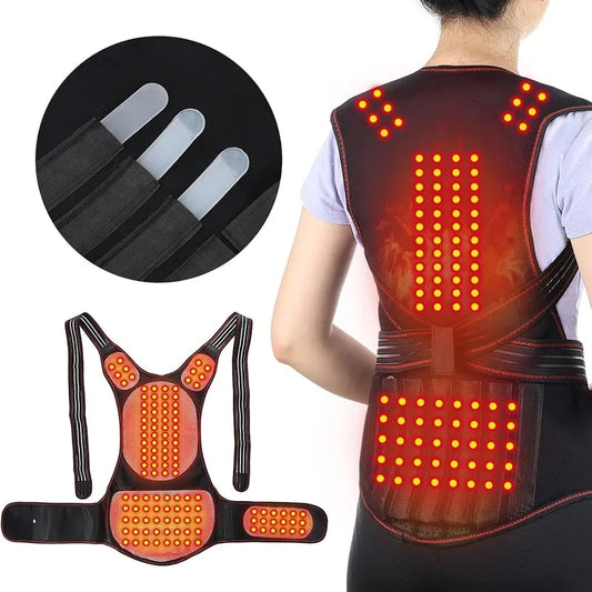 Self Heating Warm Clothing Self Heating Waist and Back Posture Corrector Warm Vest Corset Waist Support Belt Corset Corrector
